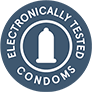 Electronically tested condoms