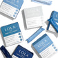 LOLA organic cotton tampon packaging on a white background